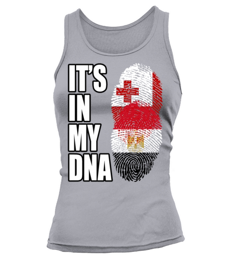Tongan And Egyptian Mix Heritage DNA Flag Tank top Woman