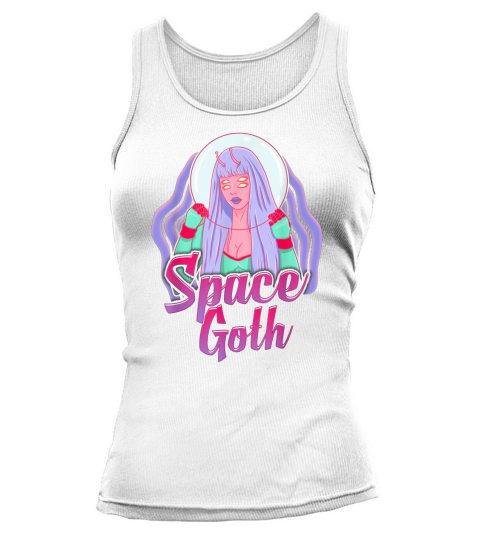 Top Space Goth Alien Halloween Gift outfits Gifts Tank top Woman