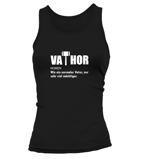 Vathor Vatertag Geschenk Superheld Comic Hammer Tank top Woman
