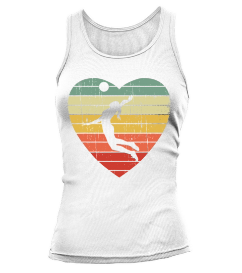 Vintage Heart Gifts Volleyball Player Tank top Woman