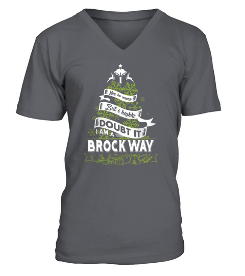 BROCKWAY Name shirt, BROCKWAY Funny Name, BROCKWAY Family Name Gifts T Shirt V-Neck T-shirt
