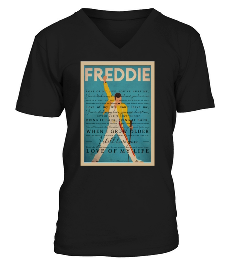 Freddie Mercury V-Neck T-shirt