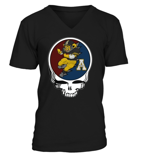 GratefulDead Appalachian State Mountaineers V-Neck T-shirt
