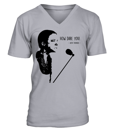 Greta Thunberg V-Neck T-shirt