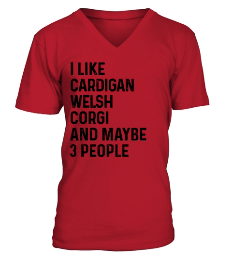 I Like Catahoula Leopard Dog And Maybe 3 People V-Neck T-shirt
