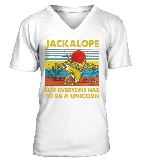 Jackalope not everyone has to be a unicorn vintage V-Neck T-shirt