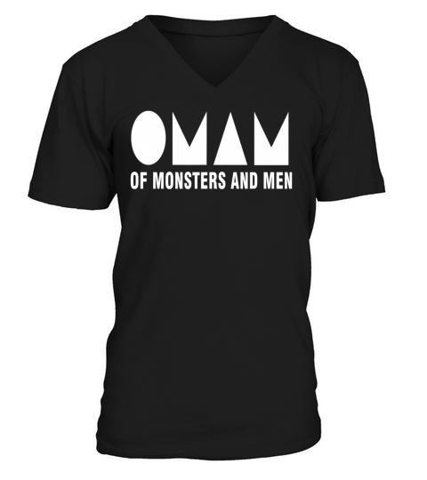 Of monsters and men - White V-Neck T-shirt