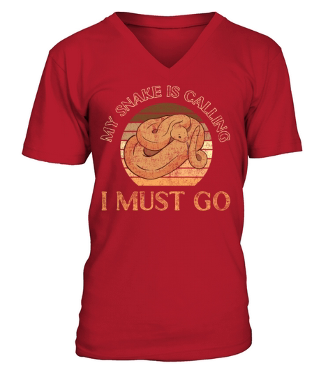 Snake Serpent Retro Vintage My V-Neck T-shirt