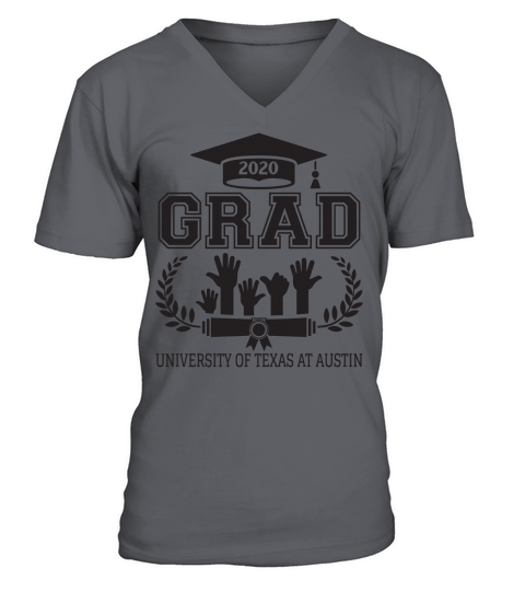 University School Graduation UNIVERSITY OF TEXAS AT AUSTIN Grad 2020 V-Neck T-shirt