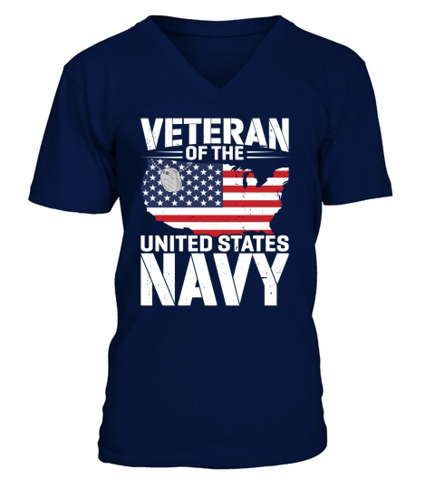 Veteran Of The United States Navy V-Neck T-shirt