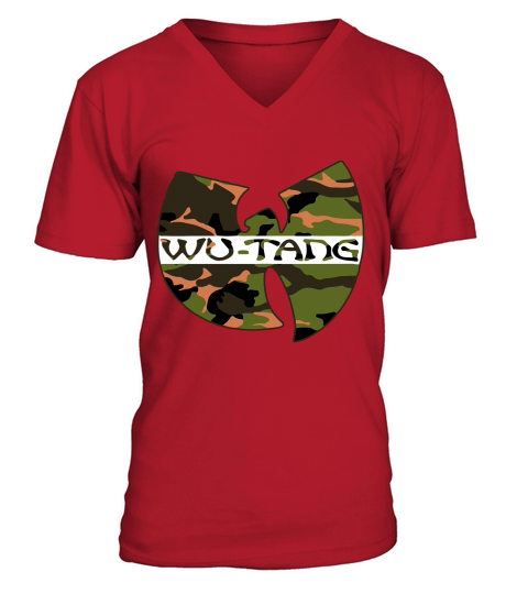 Wu Tang Clan Army V-Neck T-shirt