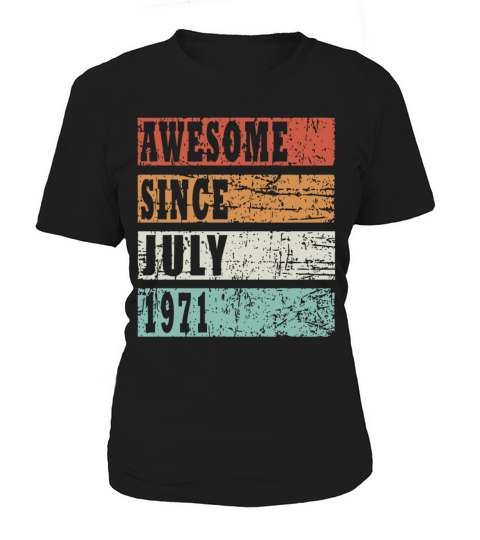 born 1971 july vintage gift Women's T-Shirt