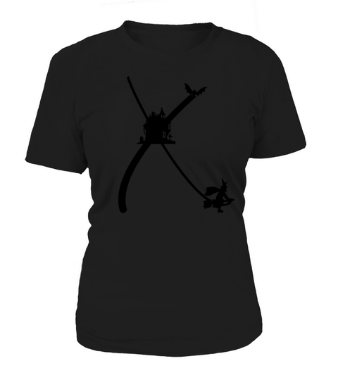 Halloween Alphabets Clipart X Women's T-Shirt