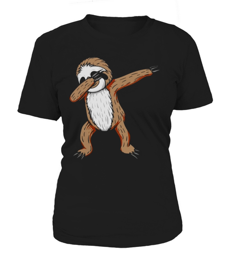 Sloth Dabbing Funny Dance Move Dab Gift Tee Shirt Black Youth B072NJNNGM 1 Women's T-Shirt