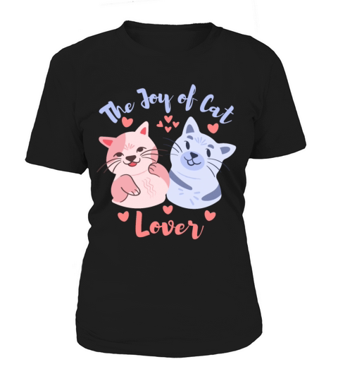 The Joy Of Cat Lover Cute Pet Cats Cartoon Women's T-Shirt