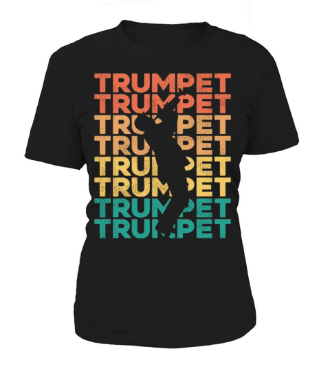 Trumpet Player Retro Vintage Women's T-Shirt