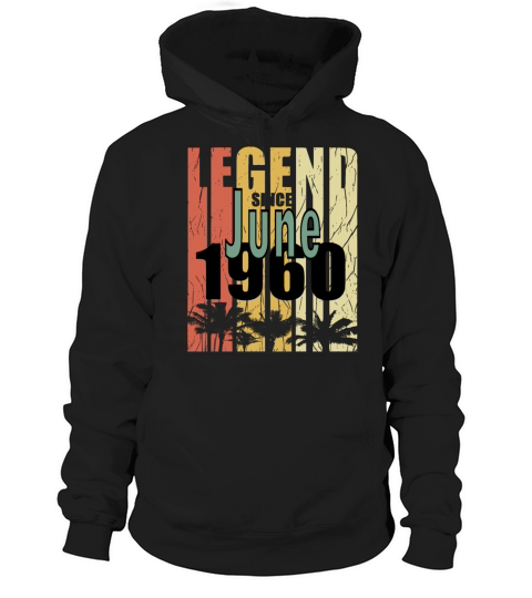 1960 vintage born in June gift Hoodie Unisex