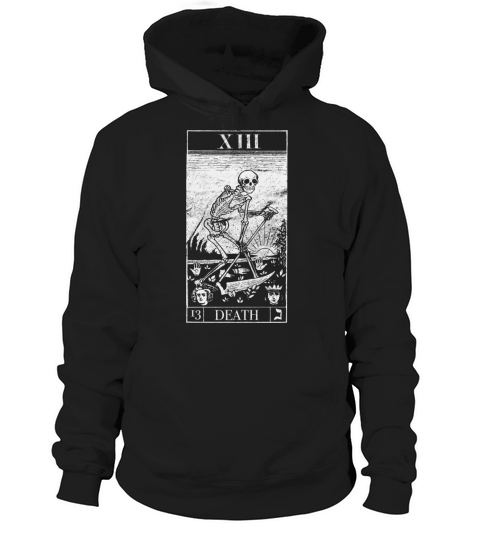 Blackcraft The Grim Reaper Vintage Death Tarot Car Hoodie Unisex