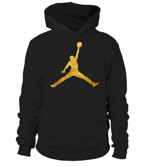 Gold Jordan Logo Tee Shirt, jordan, logo, air - Forever In My Heart Hoodie Unisex