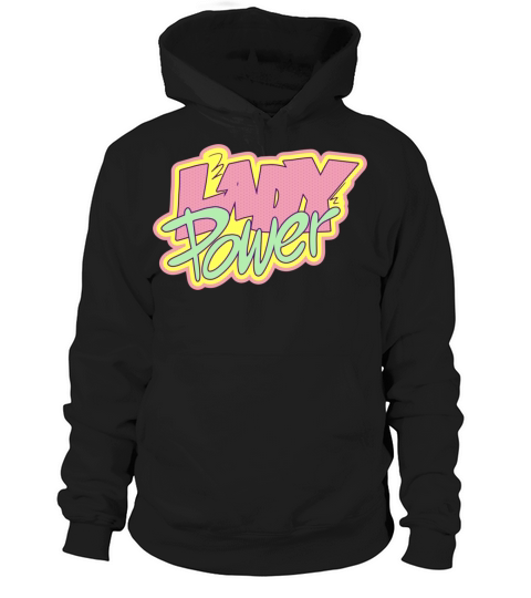 Lady Power Quote Color Stroke Hoodie Unisex