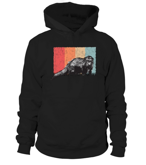 Otter Retro Vintage Sea Hoodie Unisex