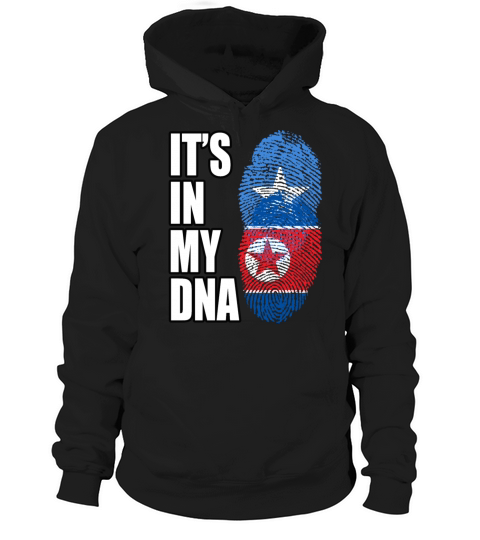 Somali And North Korean Vintage Heritage DNA Flag Hoodie Unisex