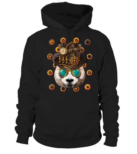 Steampunk Panda Medieval Victorian Steam Powered A Hoodie Unisex