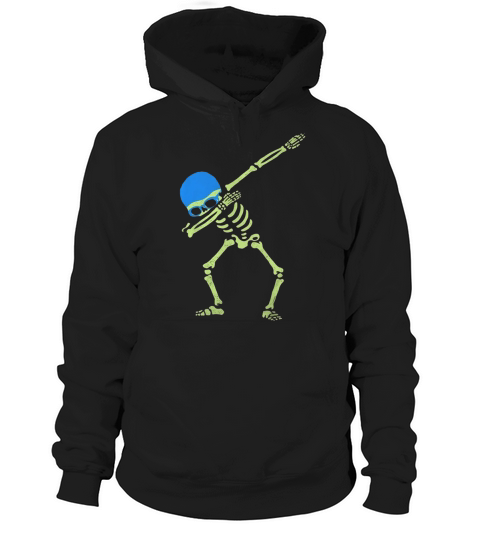 SWIMMING SKELETON DABBING Hoodie Unisex