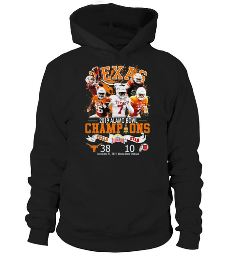 Texas 2019 alamo bowl champions Texas Vs Utah shirt Hoodie Unisex