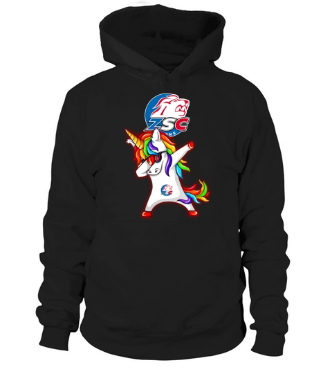 Unicorn dabbing and ZSC lions Hoodie Unisex