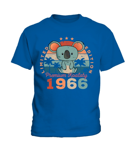 Birth Year 1966 Birthday Gift Koala Bear Koalas Kids T-Shirt