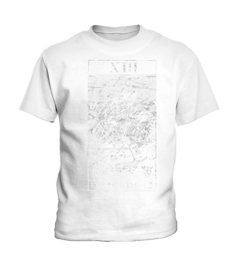 Blackcraft The Grim Reaper Vintage Death Tarot Car Kids T-Shirt