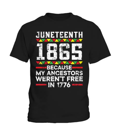 Juneteenth 1865 African American Black Pride Kids T-Shirt