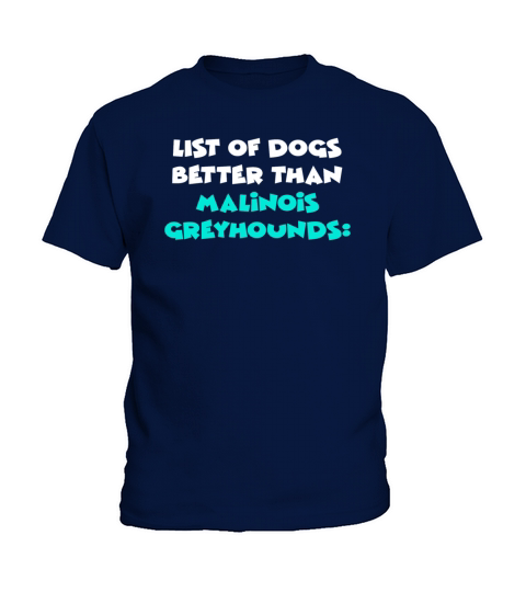 Malinois Greyhound Kids T-Shirt