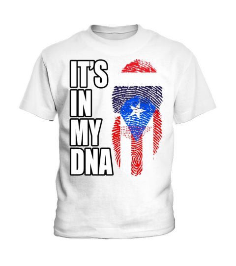 Thai And Puerto Rican Vintage Heritage DNA Flag Kids T-Shirt