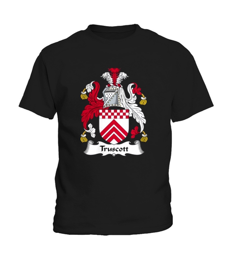 Truscott Family Crest British Family Crests - Coffee Mug (colored) Kids T-Shirt