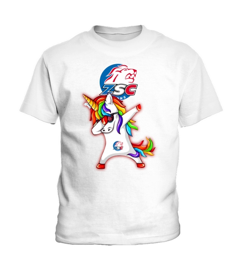 Unicorn dabbing and ZSC lions Kids T-Shirt