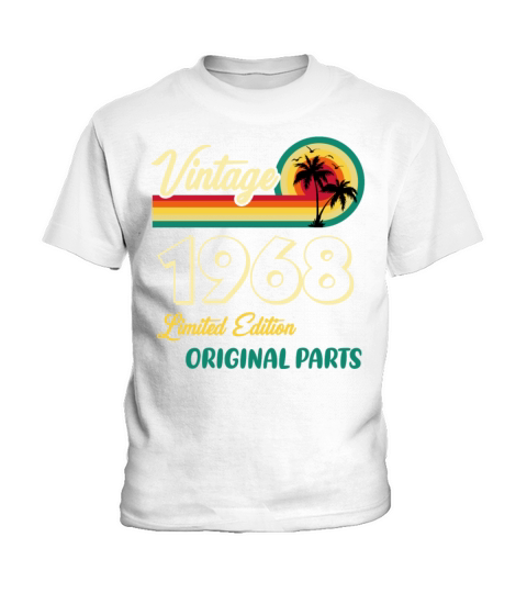 Vintage 1968 Limited Edition Original Parts Kids T-Shirt