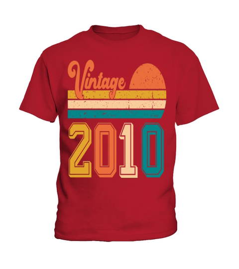 Vintage 2010 birthday gift Kids T-Shirt