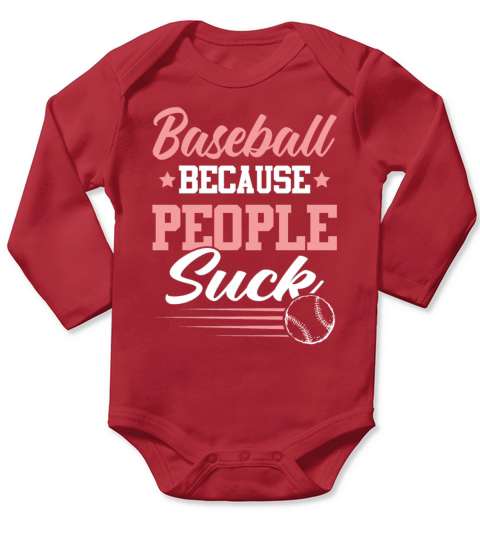 baseball saying Long Sleeve Baby One-Piece