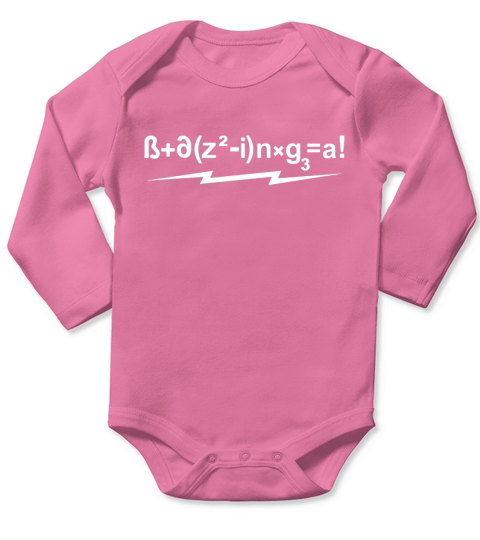 BAZINGA FORMULA Long Sleeve Baby One-Piece