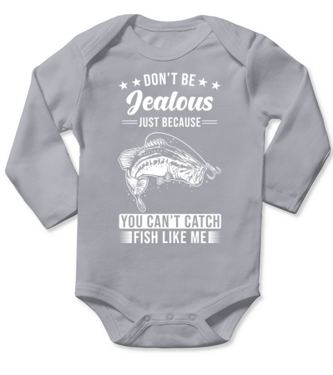 Fishing Fisherman Angler Long Sleeve Baby One-Piece