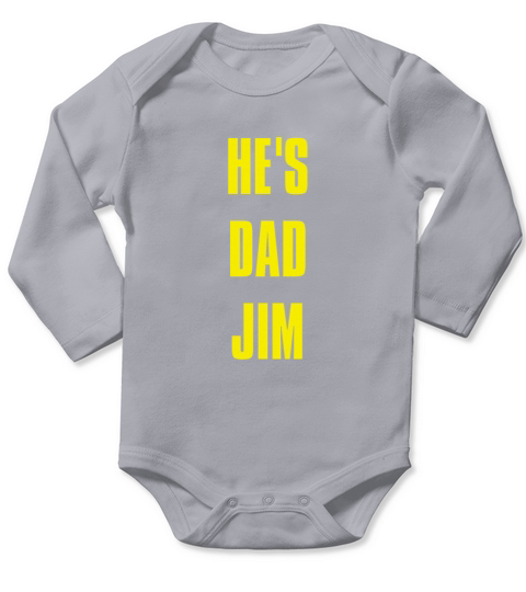 funny fathers day shirt design vintage tv show Long Sleeve Baby One-Piece