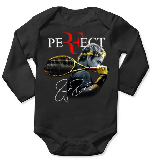 Perfect Roger Federer signature shirt Long Sleeve Baby One-Piece
