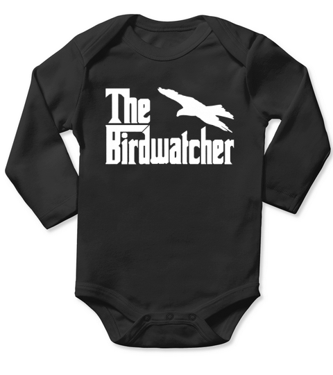 The Birdwatcher Birdwatching TShirt Long Sleeve Baby One-Piece