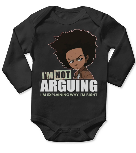 The Boondocks Shirts - Im Not Arguing Long Sleeve Baby One-Piece