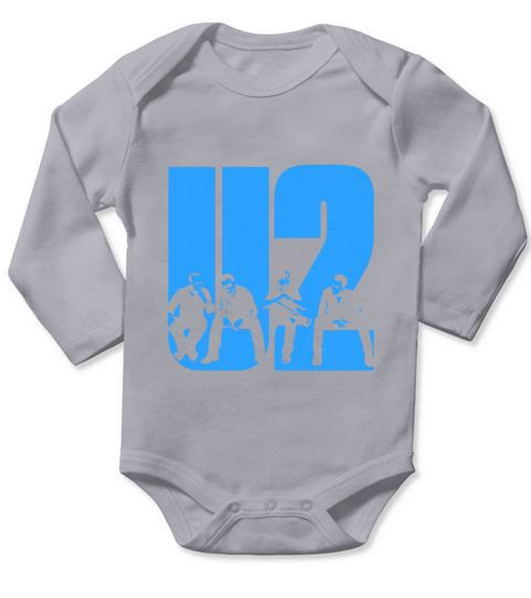 U2 MUSIC BAND Long Sleeve Baby One-Piece