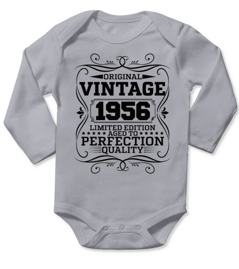 Vintage 1956 Original Limited Edition Long Sleeve Baby One-Piece
