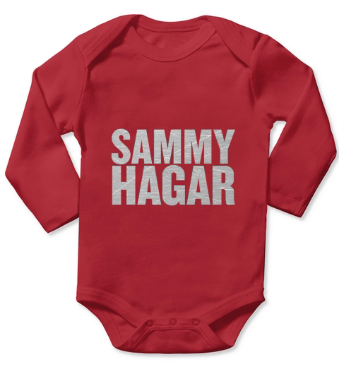 Vintage Sammy Hagar Simple For Fan Long Sleeve Baby One-Piece
