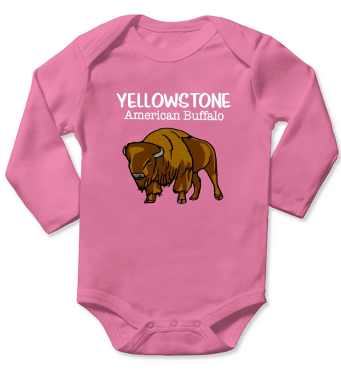 Yellowstone American Buffalo Long Sleeve Baby One-Piece